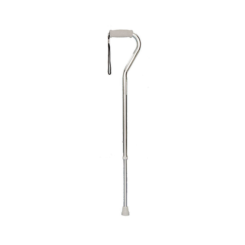 Essential Medical Supply Essential Medical Supply Endurance Offset Handle Cane Silver Walkers