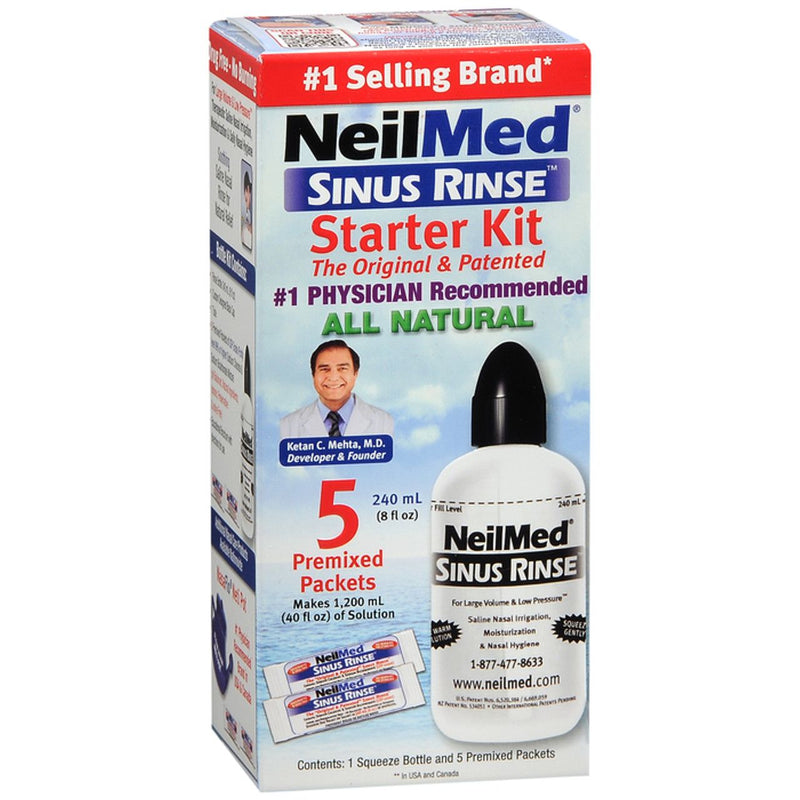 NeilMed NeilMed Sinus Rinse Starter Kit Bottle Medicine & Drugs