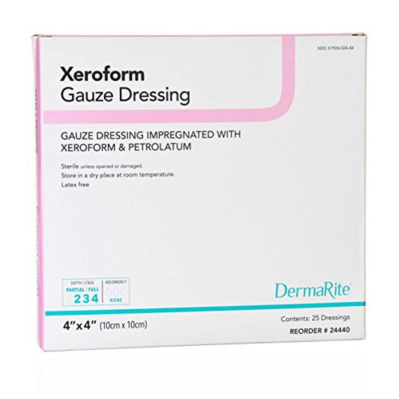 Xeroform Xeroform Petrolatum Impregnated Dressing 4 X 4 Square Gauze 24440 Medical Tape & Bandages