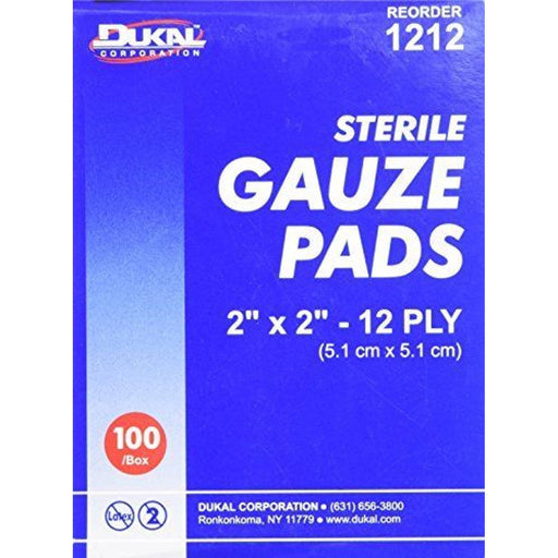 Cramer Cramer Gauze 12 Ply St 2X2″ 100 Pads First Aid