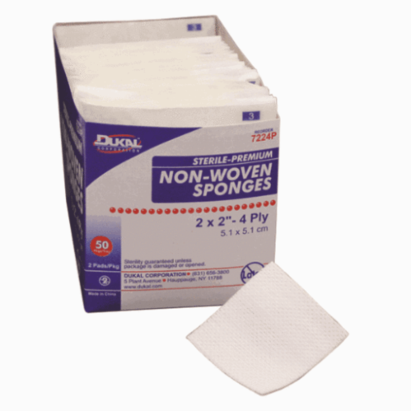 Dukal Corp Dukal Corp 4 PLY 2X2 Sterile Gauze Sponge 50x2 Sponges & Scouring Pads