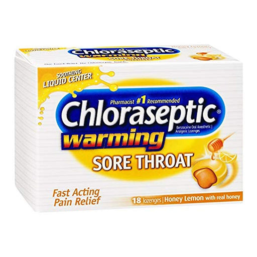 Chloraseptic Chloraseptic Warming Sore Throat Lozenges, Honey Lemon Health & Beauty