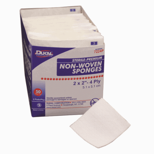 Dukal Corp Dukal Corp 6 Pl 2x2 Sterile IV Gauze Sponge Plaster Gauze