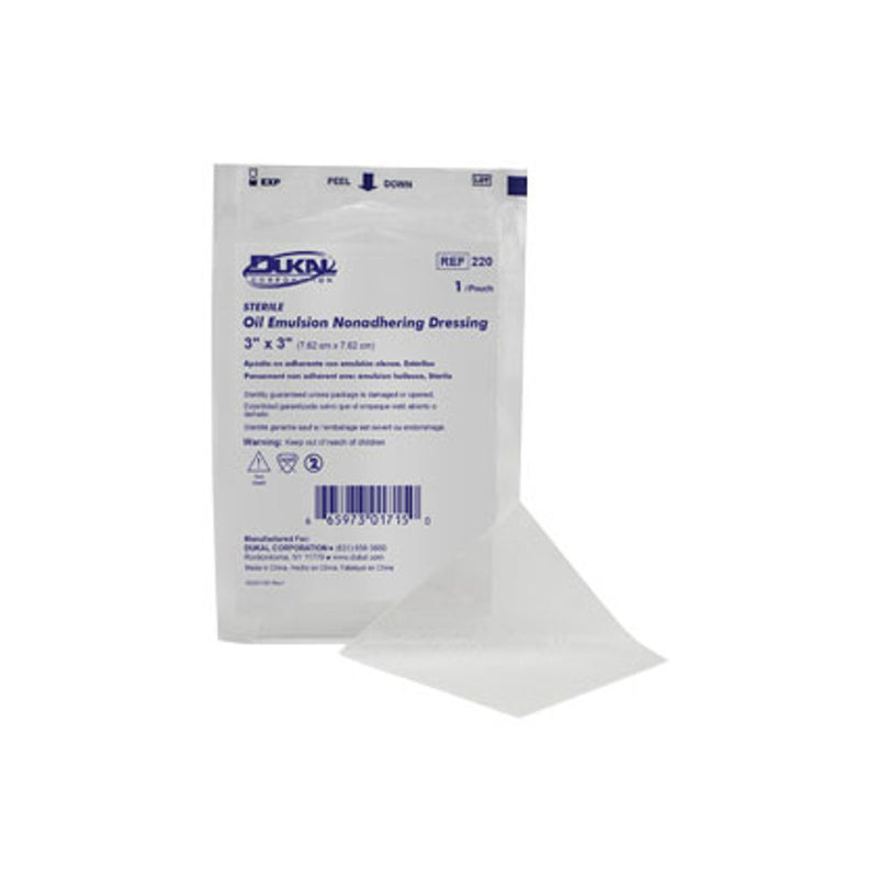 Dukal Corp Dukal Corp Oil Emulsion Dressings Sterile 3"x 3" 50 Per Box First Aid
