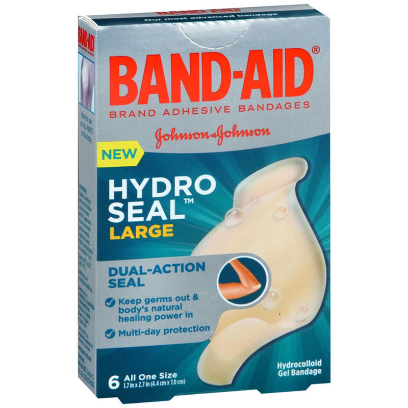 Band-Aid Brand Band-Aid Brand Hydro Seal Large All Purpose Adhesive Bandages Personal Care