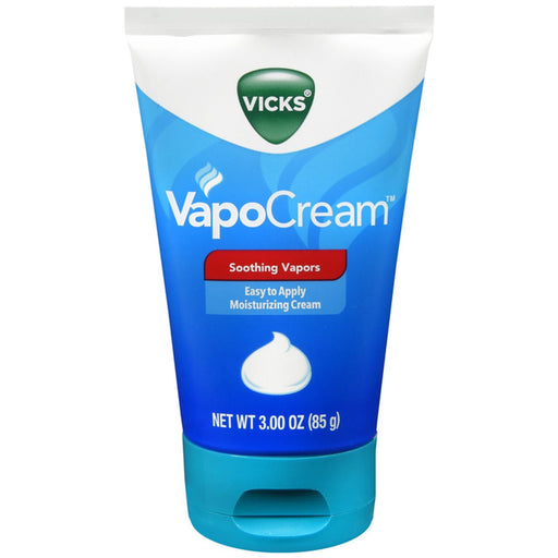 Vicks Vicks Vapocream Soothing Vapors Cream 3 Oz First Aid White Smoke