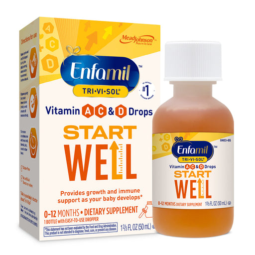 Enfamil Enfamil Tri-Vi-Sol Supplement Drops, Vitamins A, D&C For Infants-50 Ml Vitamins & Supplements