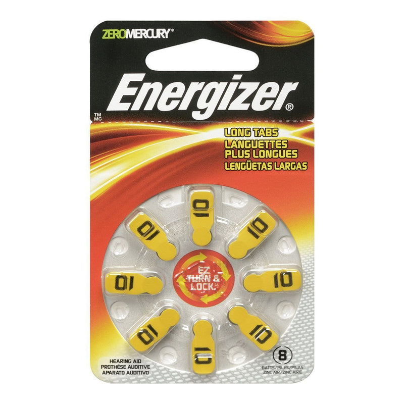 Energizer Energizer Batteries, Hearing Aid, Zinc Air, Size 10 Batteries