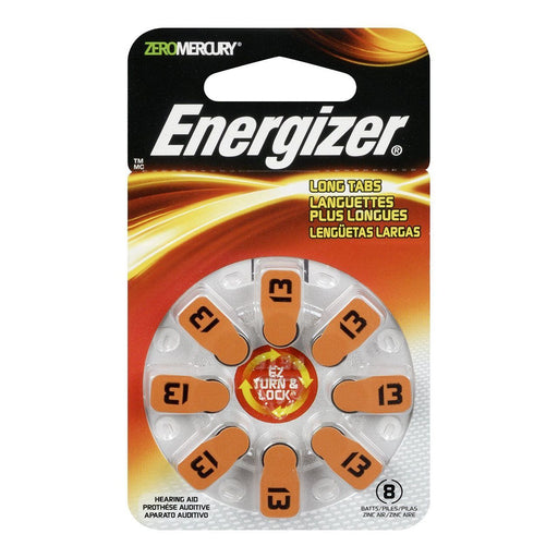Energizer Energizer Hearing Aid Batteries Size 13, Orange Tab Batteries