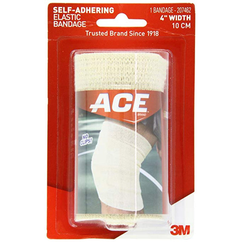 ACE ACE Elastic Bandage, Self Adhering, 4 Inch Width Medical Tape & Bandages