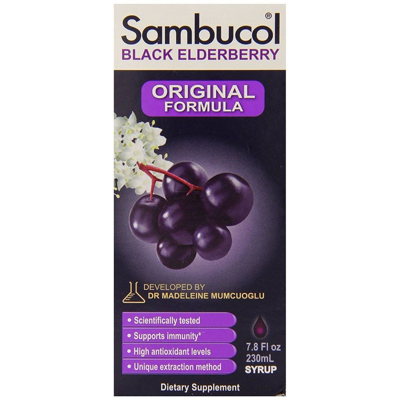 Sambucol Sambucol Syrup Black Elderberry  7.8 Fl Oz Vitamins & Supplements