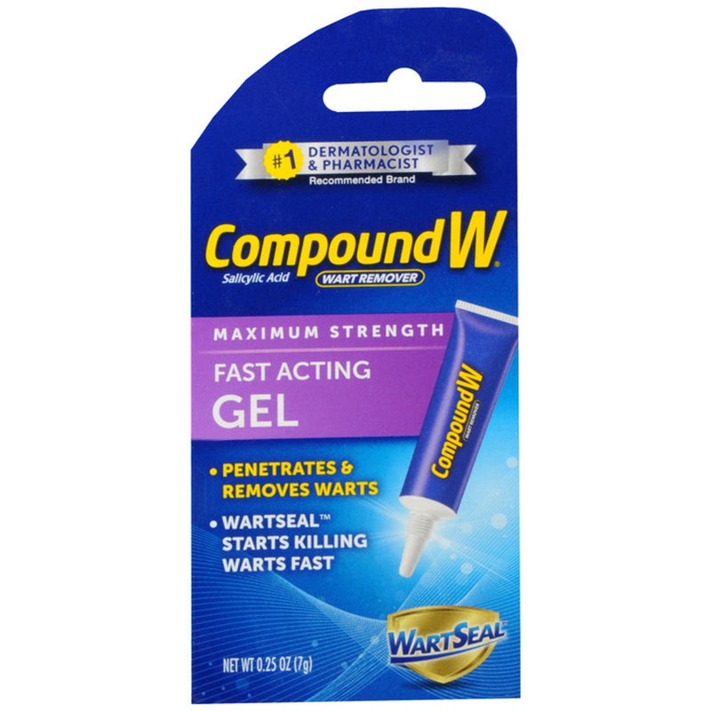Compound W Compound W Gel Maximum Strength Fast Acting Wart Remover 0.25 Oz Wart Removers