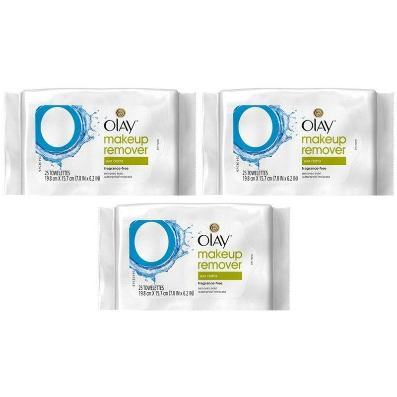 Olay Olay Cleanse Makeup Remover Wipes, Fragrance Free, 25 Count Makeup Removers
