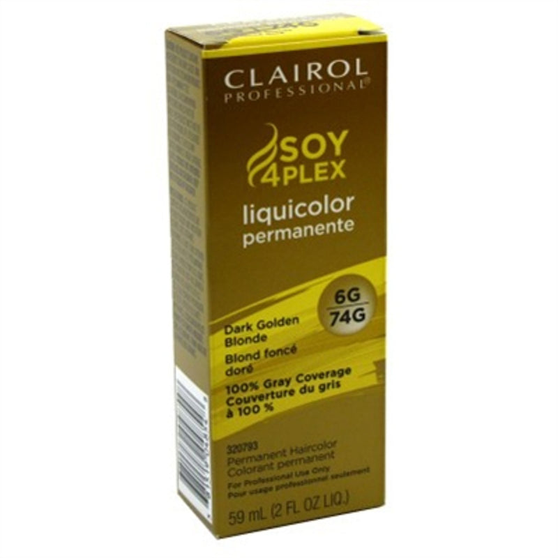 Clairol Professional Clairol Professional Permanent Liquicolor For Blonde Hair Color, 6g Dark Gold Blonde, 2 Oz Hair Color Saddle Brown