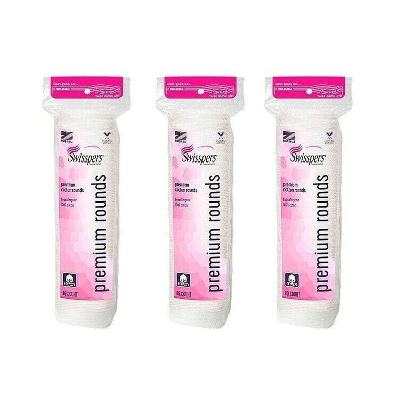 Swisspers Swisspers Hypoallergenic Premium Cotton Rounds Cotton Balls