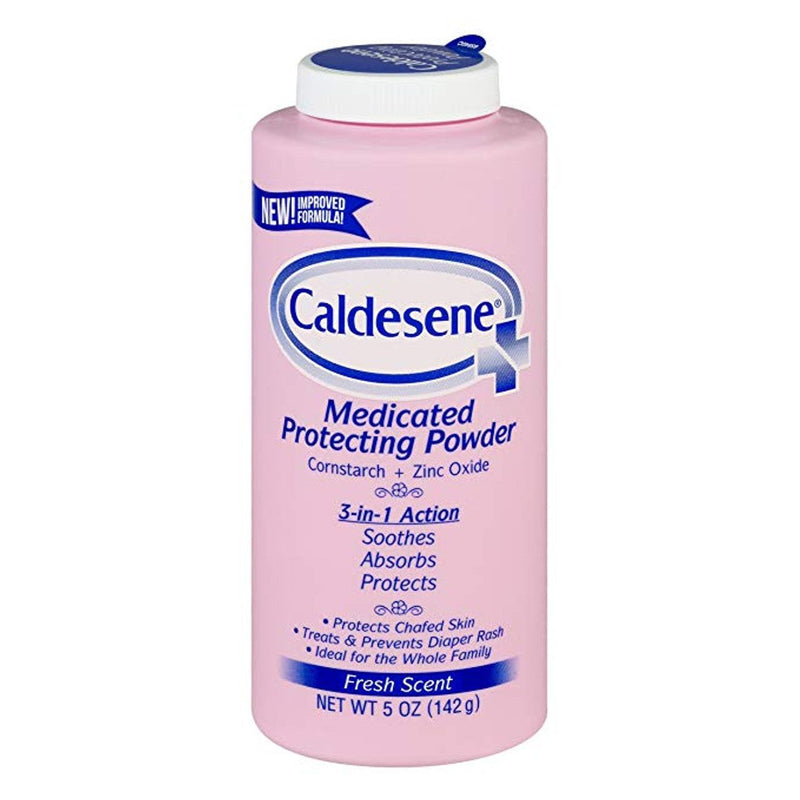 Caldesene Caldesene Medicated Protecting Powder, Cornstarch & Zinc Oxide, Baby Diaper Rash Treatment, 5 oz Diaper Rash Treatments