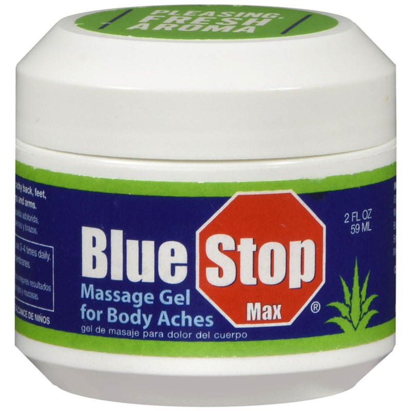 Blue Stop Max Blue Stop Max Massage Gel For Body Aches, 59ml Conductivity Gels & Lotions