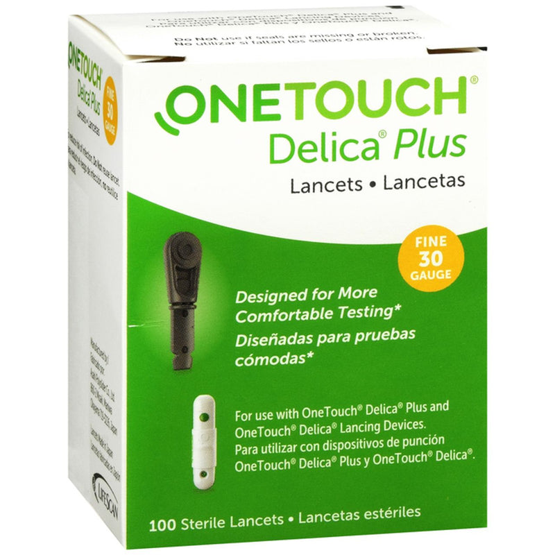 OneTouch OneTouch Delica Plus Lancets 200 Fine 30 Gauge Gauges