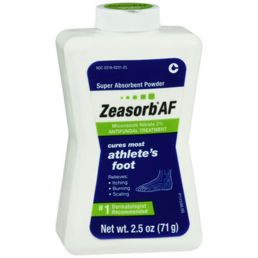 Zeasorb Zeasorb Antifungal Treatment, Super Absorbent Powder, Athlete's Foot Foot Care