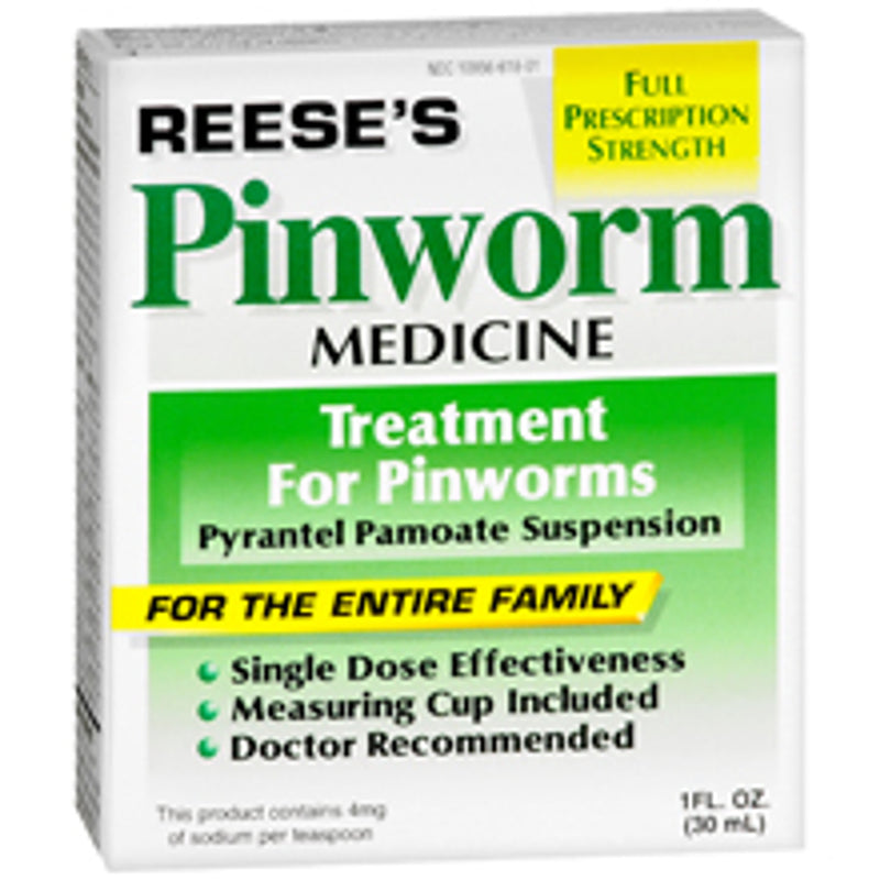 Reese's Reese's Pinworm Medicine, Full Prescription Strength 1 Fl Oz Medicine & Drugs