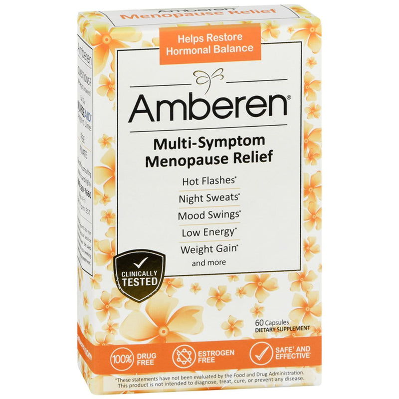 Amberen Amberen® Menopause Relief – 60 Dietary Supplement Capsules Vitamins & Supplements