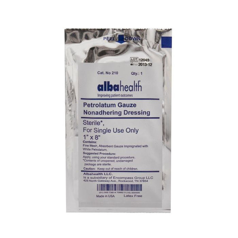 Alba health Alba health Petroleum Gauze Nonadhering Wound Dressing 1"x18" First Aid