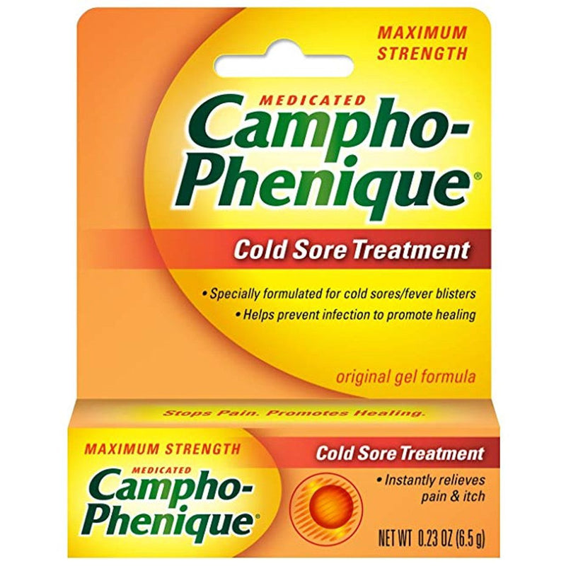 Campho Phenique Campho Phenique Cold Sore Treatment, Maximum Strength, Medicated, Original Gel Formula Health & Beauty