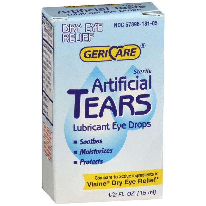 GeriCare GeriCare Artificial Lubricating Tears Dry Eye Relief 0.5 Oz Eye Drops & Lubricants