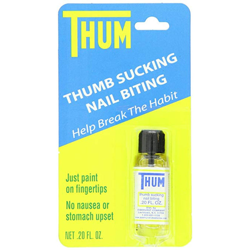 Thum Thum Anti-Thumb Sucking & Nail Biting Liquid, 0.2 Oz Nails