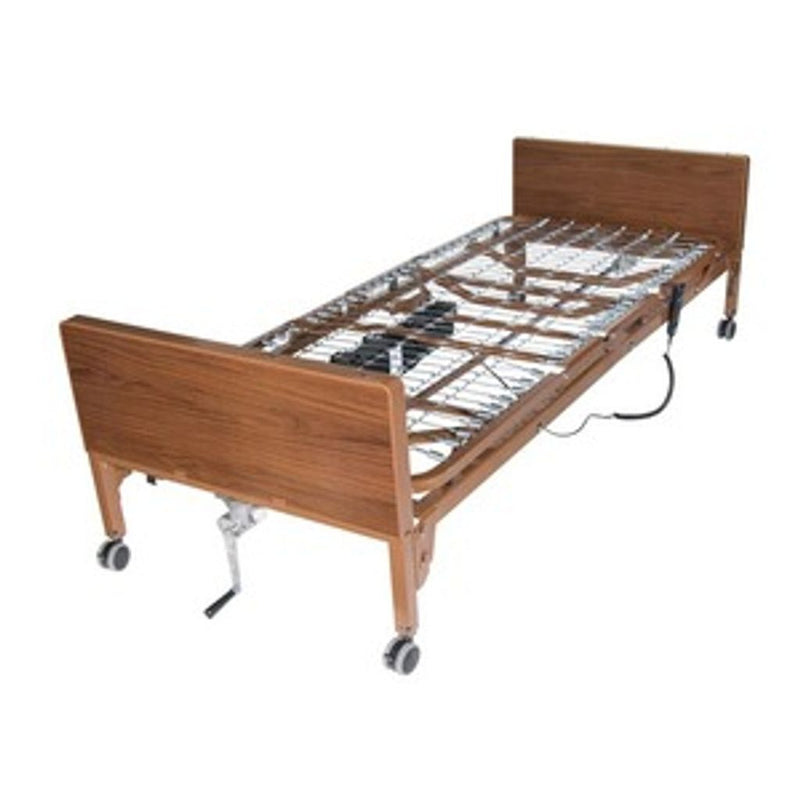 Drive Medical Drive Medical Delta Ultra Light Semi Electric Hospital Bed With Full Rails Beds & Bed Frames