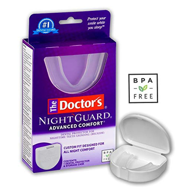 The Doctor's The Doctor's NightGuard Advanced Comfort, Dental Protector for Nighttime Teeth Grinding, 1 Count Oral Care