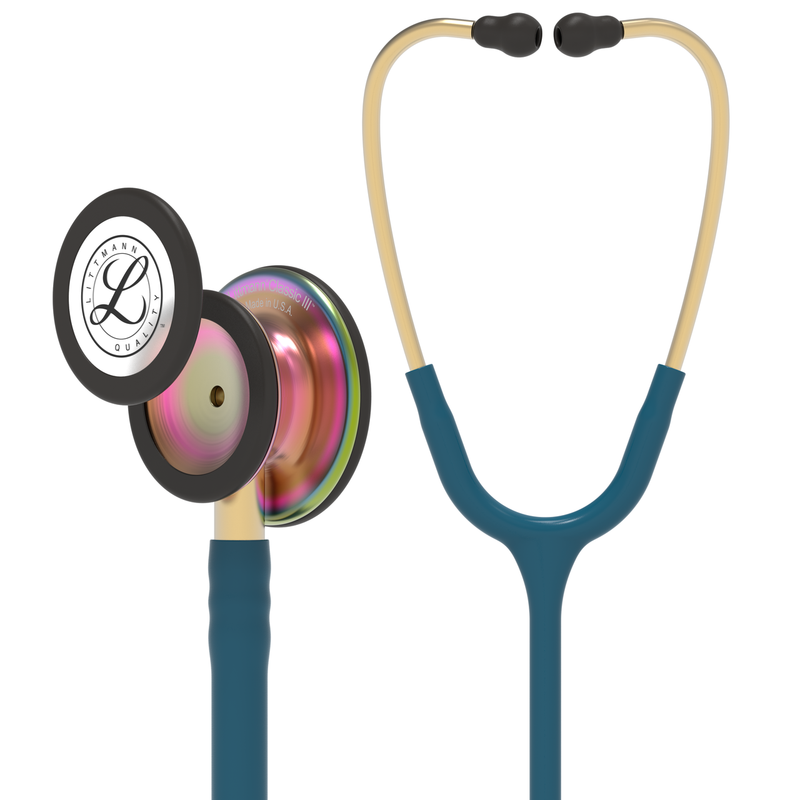 Littmann Littmann Classic III Monitoring Stethoscope Rainbow Finish Caribbean Blue L5807RB-CAR Stethoscopes