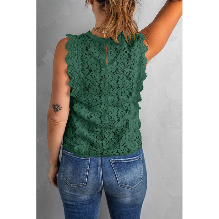 Lace V-Neck Tank