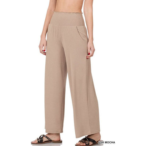 Smocked Waistband Lounge Pants