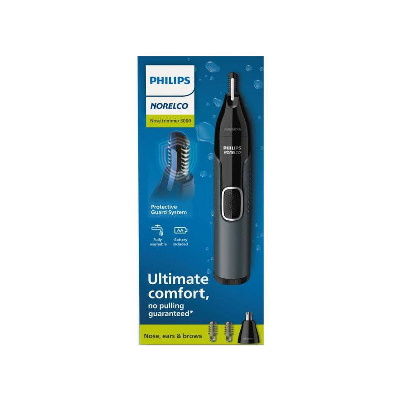 Philips Norelco Philips Norelco Nose Trimmer 3000, For Nose, Ears Eyebrows, NT3600/62 Personal Care Dark Cyan