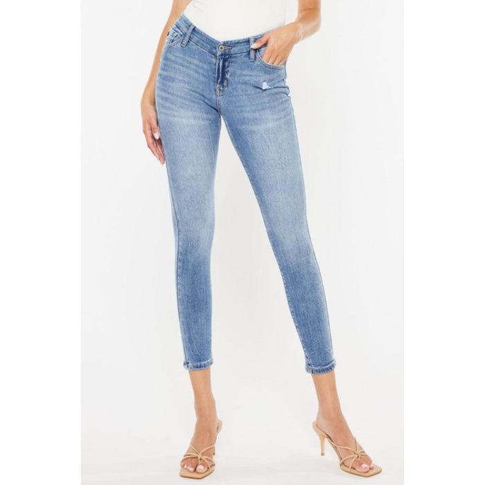 Kancan High Waist Cat's Whiskers Skinny Jeans