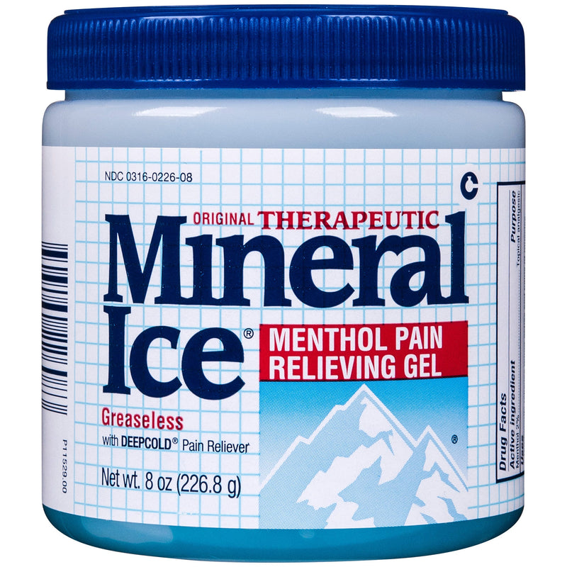 Mineral Ice Mineral Ice Therapeutic Pain Relieving Gel, Cool Recover, Menthol 2%, 8 oz Medicine & Drugs