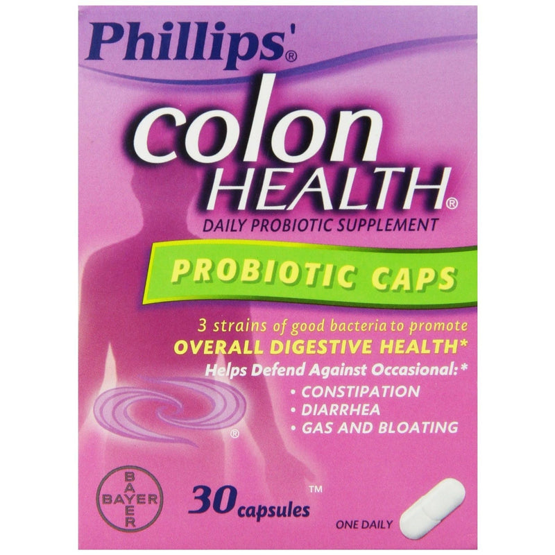 Phillips' Phillips' Probiotic Supplement, Daily, Colon Health, Capsules Health & Beauty