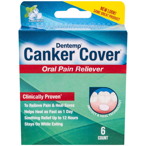 Dentemp Dentemp Canker Cover Oral Pain Reliever Cool Mint Toothbrush Covers