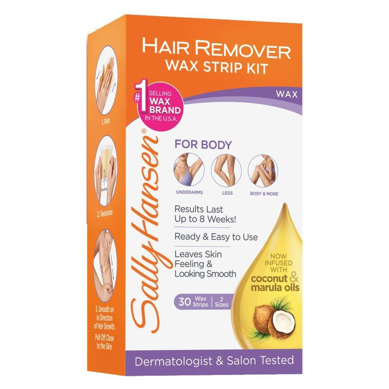 Sally Hansen Sally Hansen Hair Remover Body Wax Strip Kit - 30 Strips Hair Removal