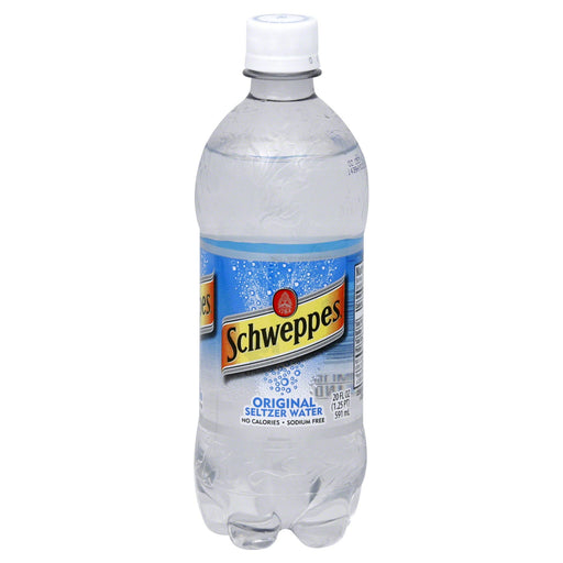 Schweppes Schweppes Original Sparkling Water Beverage - 20 Fl Oz Bottle Beverages White Smoke
