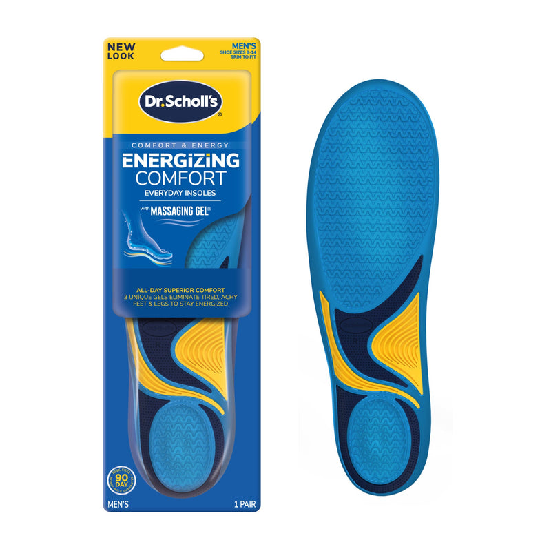 Dr Scholls Dr Scholls Comfort & Energy Massaging Gel Insoles For Men, 1 Pair Personal Care