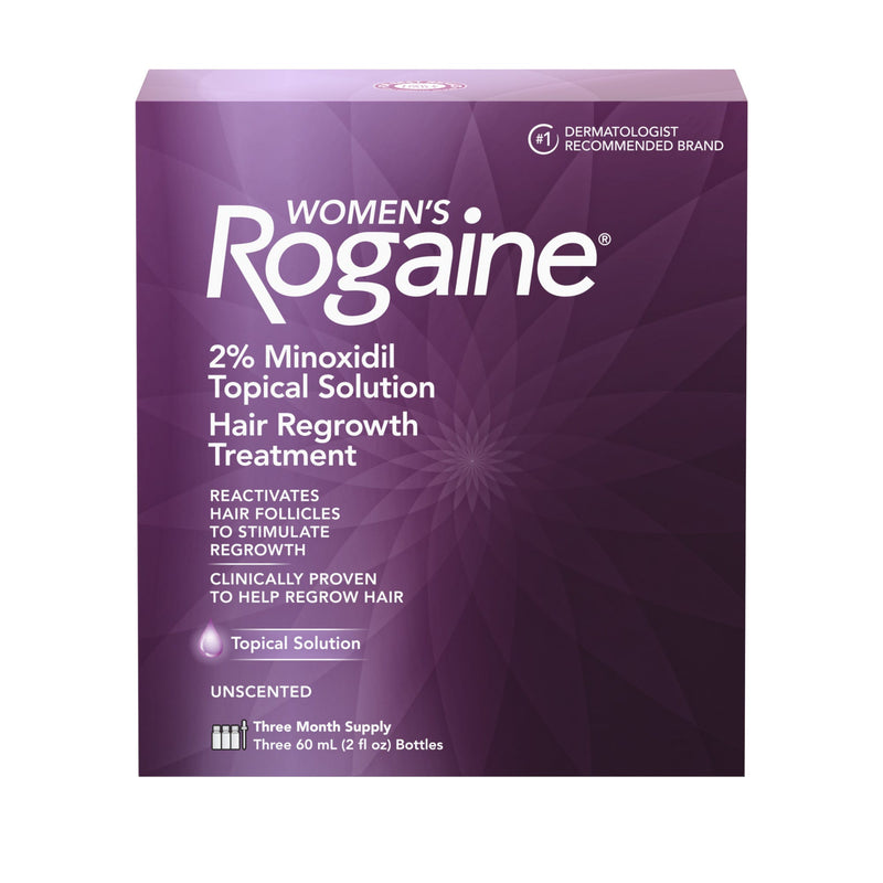Rogaine Rogaine Women's Unscented Hair Regrowth Treatment  3 Ea Box Hair Care