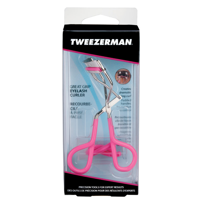 Tweezerman Tweezerman Great Grip Eyelash Curler Neon Pink Eyelash Curlers