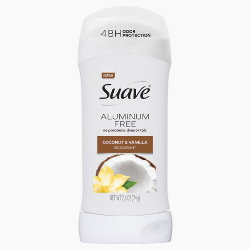 Suave Suave Deodorant, Coconut & Vanilla, Aluminum Free 2.6 Oz Deodorant
