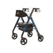 RIO Medical Supplies Rhythm Healthcare REGAL - BARIATRIC ALUMINUM 4 WHEEL ROLLATOR WITH UNIVERSAL HEIGHT ADJUSTMENT