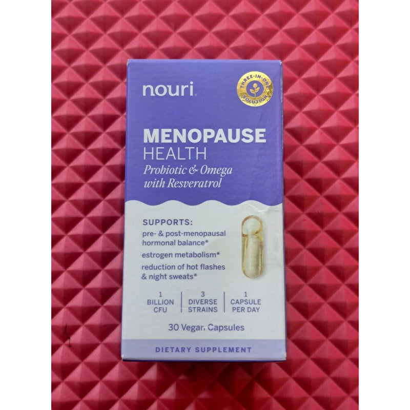 Nouri Nouri Menopause Health Probiotic And Omega -- 30 Vegan Capsules Health & Beauty