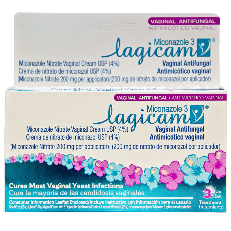 Lagicam Lagicam Vaginal Antifungal, Miconazole 3, 200 Mg Health & Beauty