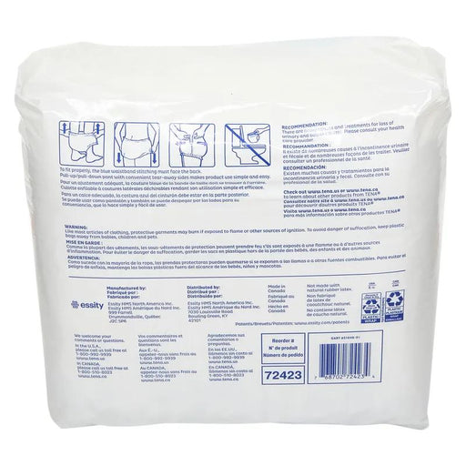 Tena Tena Dry Comfort Underwear Large (LG) Pull Up 72/Case Underwear