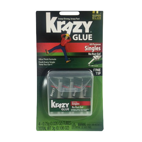 Krazy Glue Krazy Glue Elmers Instant All Purpose Single Use Tubes Wig Glue & Tape Dark Olive Green